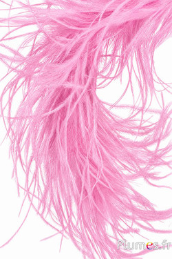 Strauss Strähne - 10 cm - rosa